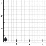 Joan Stud Earrings in Black Spinels