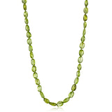 Peridot Graduated Pebble Necklace