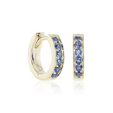 Colette Hoop Earrings in Sapphires