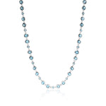 Gump's Signature Serendipity Necklace in Swiss Blue Topaz