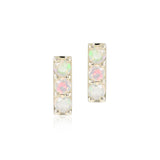 Stacked Earrings in Ethiopian Opals