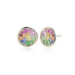 Gump's Signature Rainbow Gemstone Round Earrings