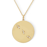 Marching Ants Pendant Necklace in Diamonds