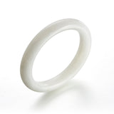 59mm White Nephrite Jade Bangle
