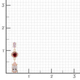 Morganite & Garnet Drop Earrings