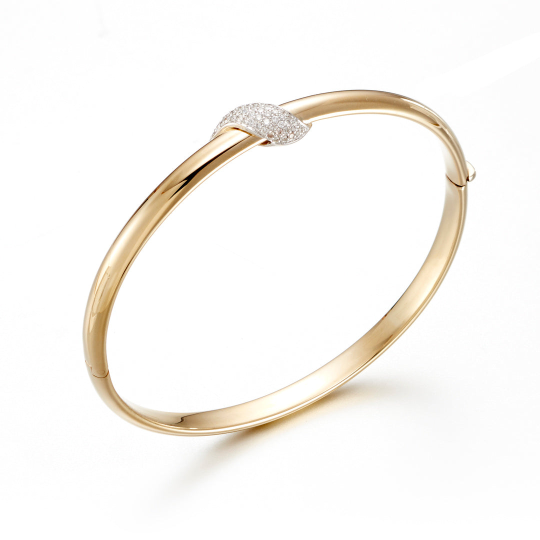 Diamond Wave Station Bangle