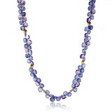 Amethyst & Tanzanite Briolette Necklace