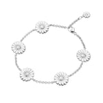 Georg Jensen White Daisy Station Bracelet