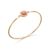 Doves Pink Opal Bangle