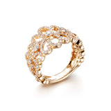 Diamond Floral Ring