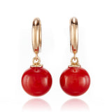 Soho Earrings in Red Coral