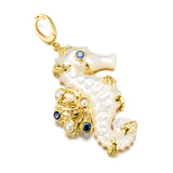 Mother-of-Pearl Seahorse Pendant
