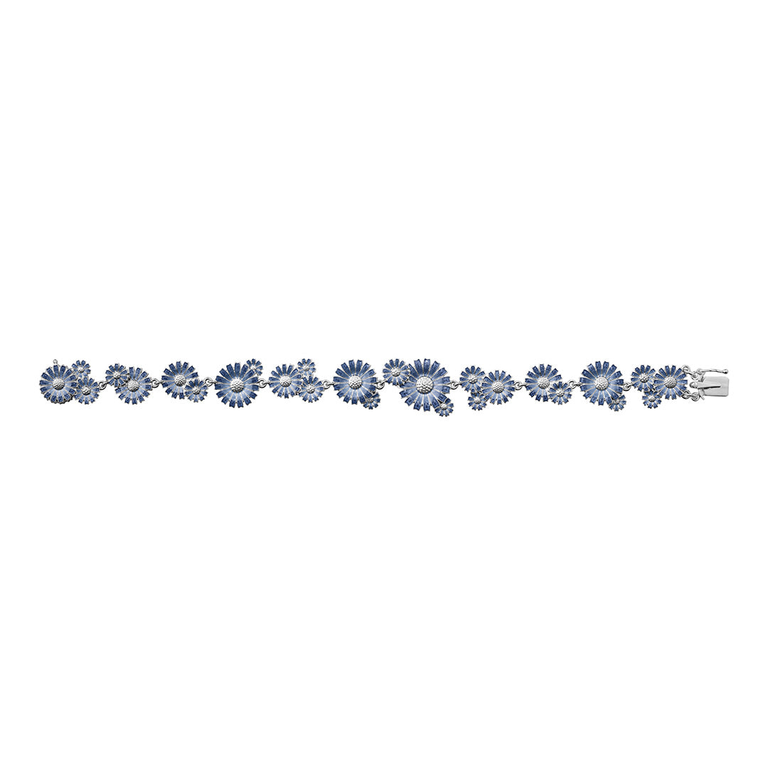 Blue Daisy Bracelet