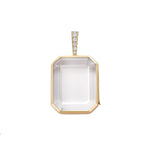 Loquet London Baguette Diamond Locket