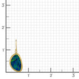 Australian Opal Doublet Drop Earrings