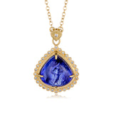 Tanzanite & Diamond Pendant Necklace