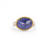 Tanzanite Gold & Silver Ring