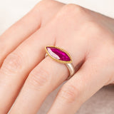 Ruby Gold & Silver Ring