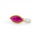 Ruby Gold & Silver Ring