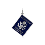 Silver USA Passport Charm