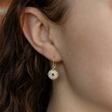 Blue Sapphire & Diamond Radiance Earrings