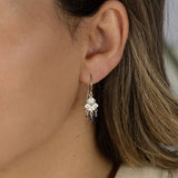 Sapphire & Diamond Mosaic Earrings