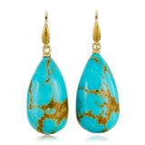 Kingman Turquoise Drop Earrings