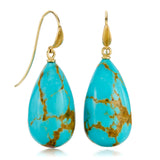 Kingman Turquoise Drop Earrings