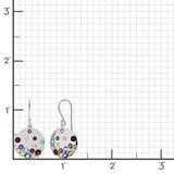 Bubbles Drop Earrings in Multicolor Gemstones
