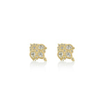 Adel Chefridi Diamond Plumeria Earrings