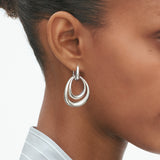Offspring Large Earrings, Silver