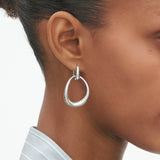 Offspring Large Earrings, Silver