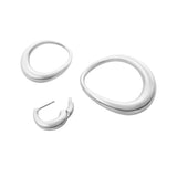 Offspring Large Earrings, Silver