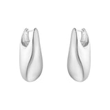 Reflect Large Earrings, Silver