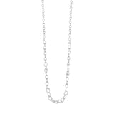 Offspring Graduated Long Link Necklace, Silver