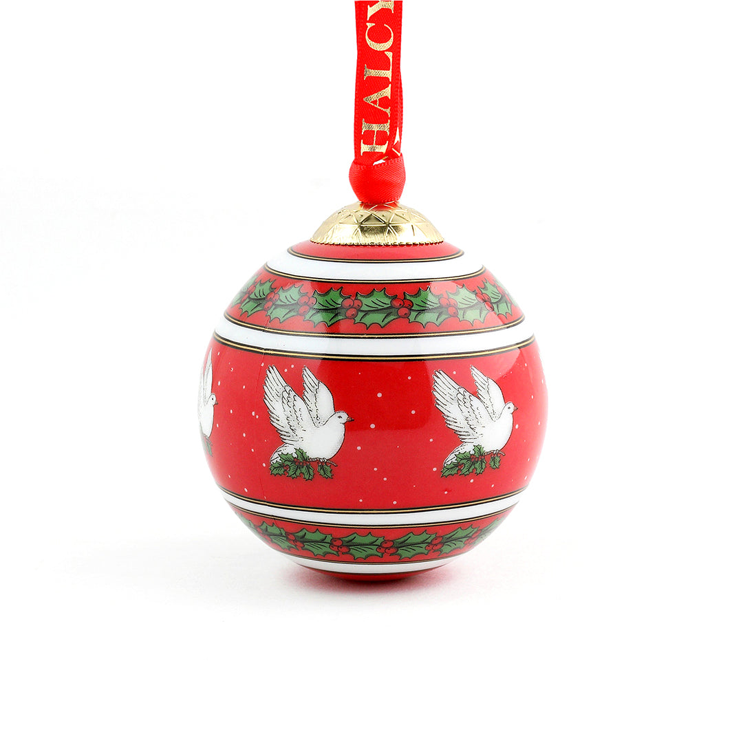 Halcyon Days Dove of Peace Bauble Ornament