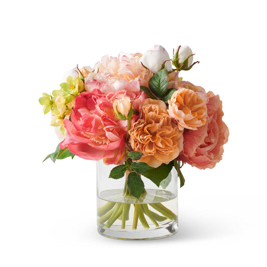 Josephine Peony & Rose Garden in Vase