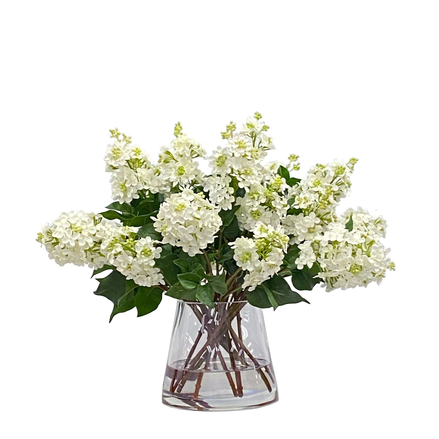 Lilacs in Glass Vase