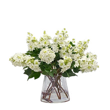 Lilacs in Glass Vase