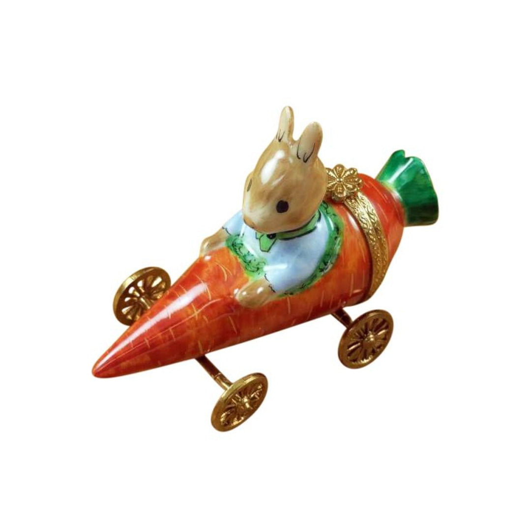 Rabbit in Carrot Car Limoges