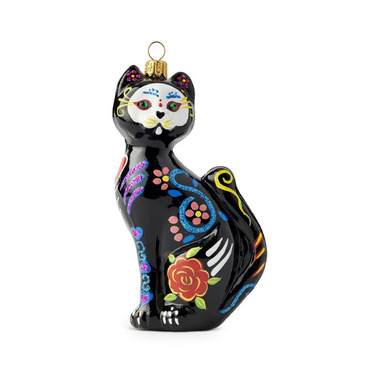 Day of the Dead Cat Ornament