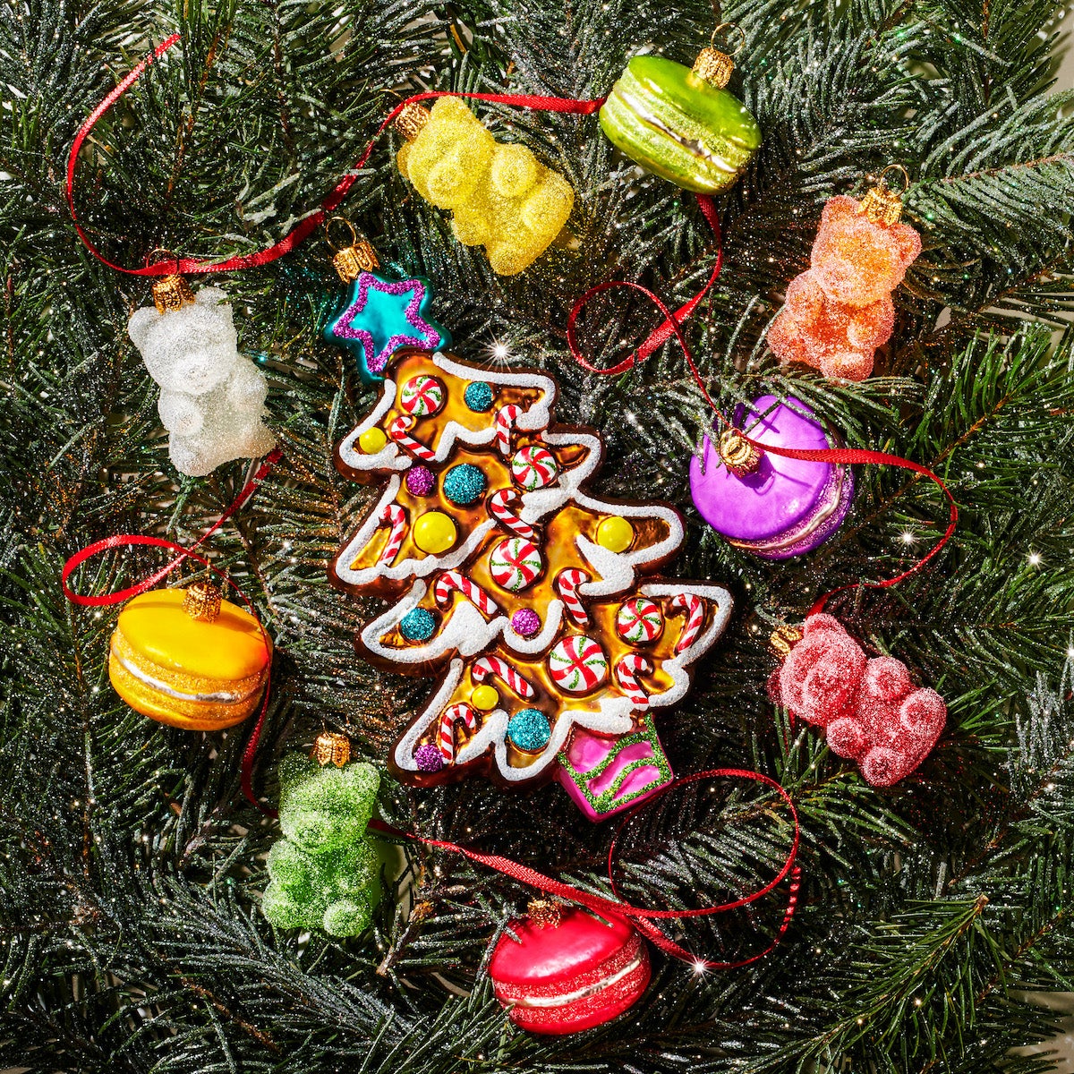 Macaron Ornaments, Set of 4