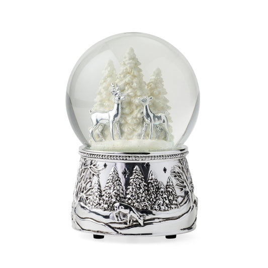 Reed & Barton North Pole Deer Snowglobe