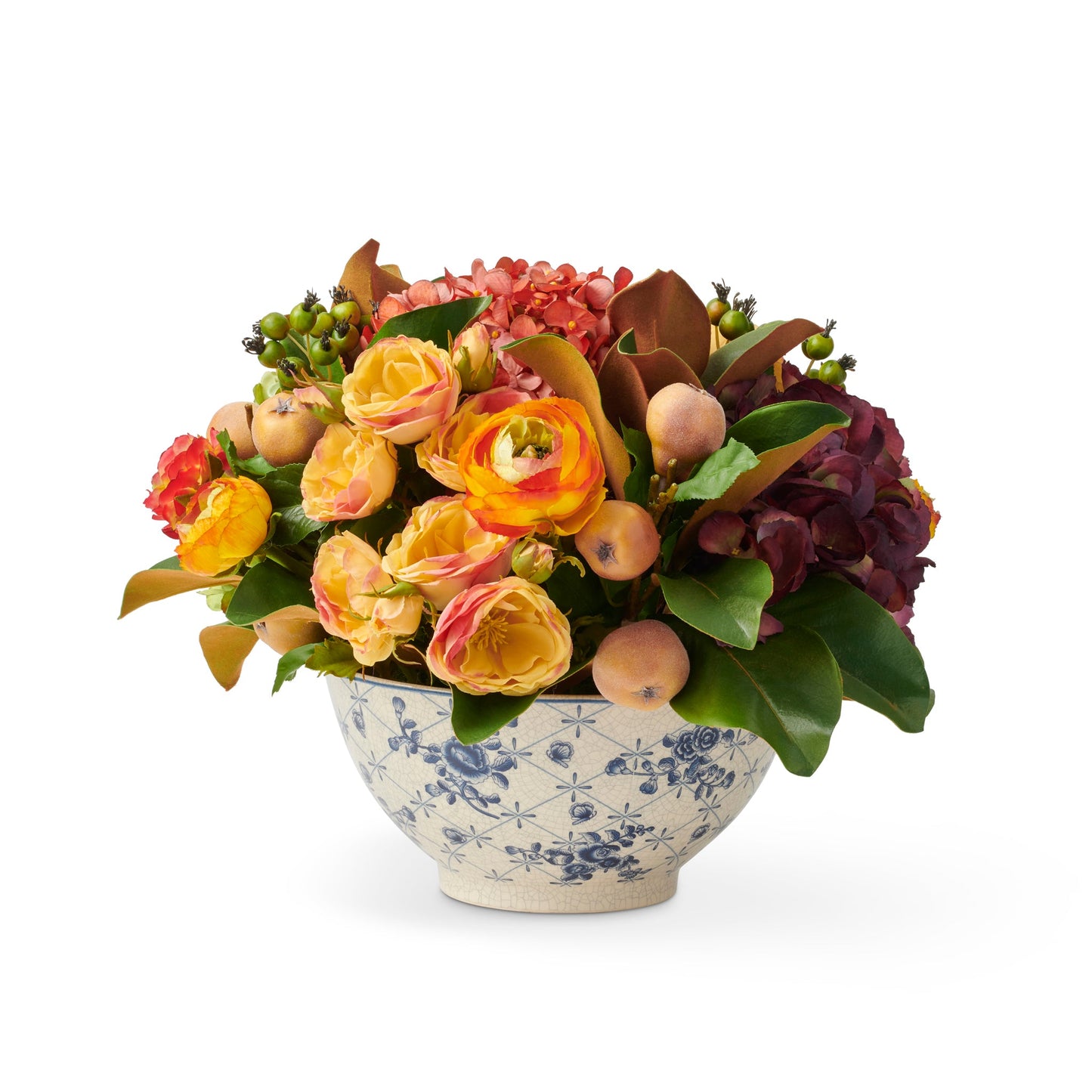 Mix Fall Floral in Trellis Bowl