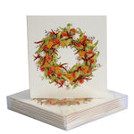 Paula Skene Fall Wreath Note Cards, Set of 8