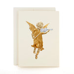 Paula Skene Angel Playing Violin Holiday Card Set of 8