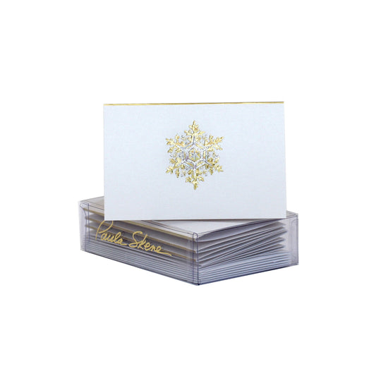 Paula Skene Snowflake Enclosure Cards, Set of 6