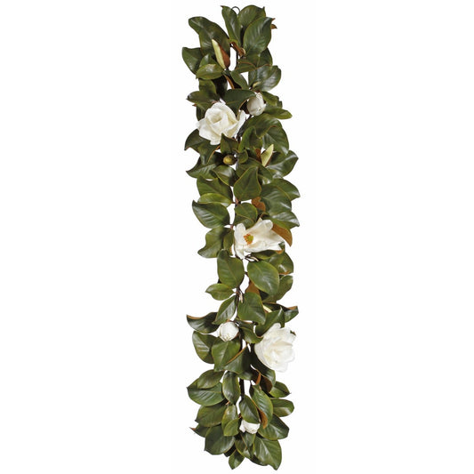 Holiday Magnolia Garland, 5'