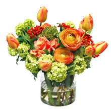 Mixed Tulip & Rose Arrangement