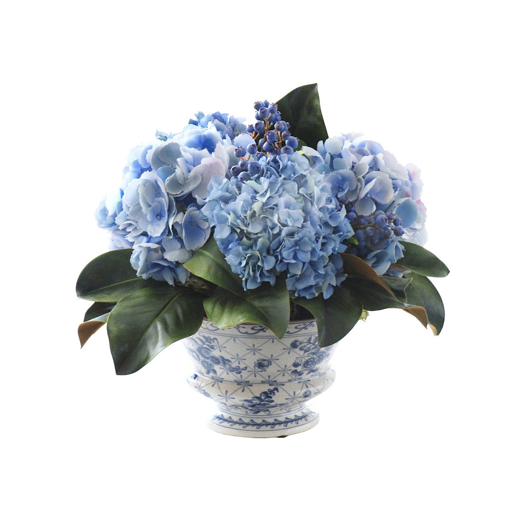 Hydrangea & Blueberry Arrangement